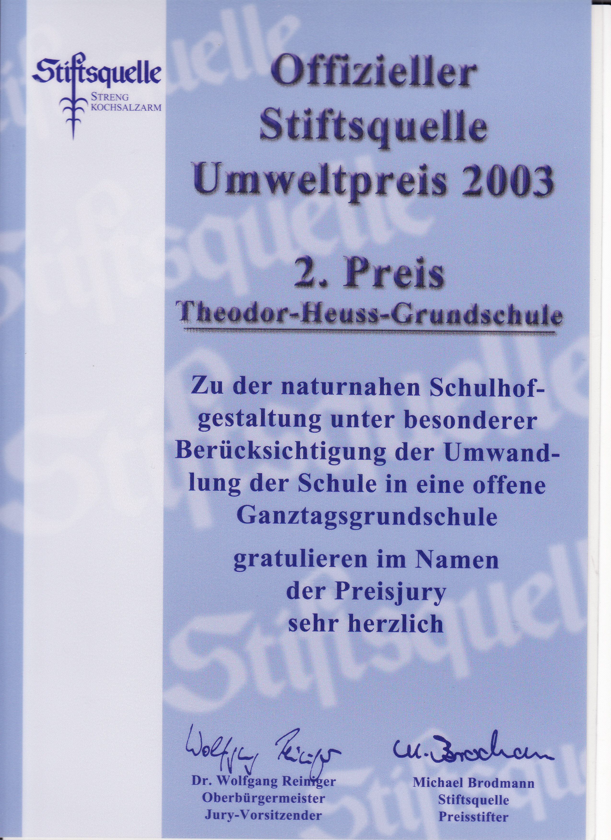 Urkunde_Umweltpreis_2003