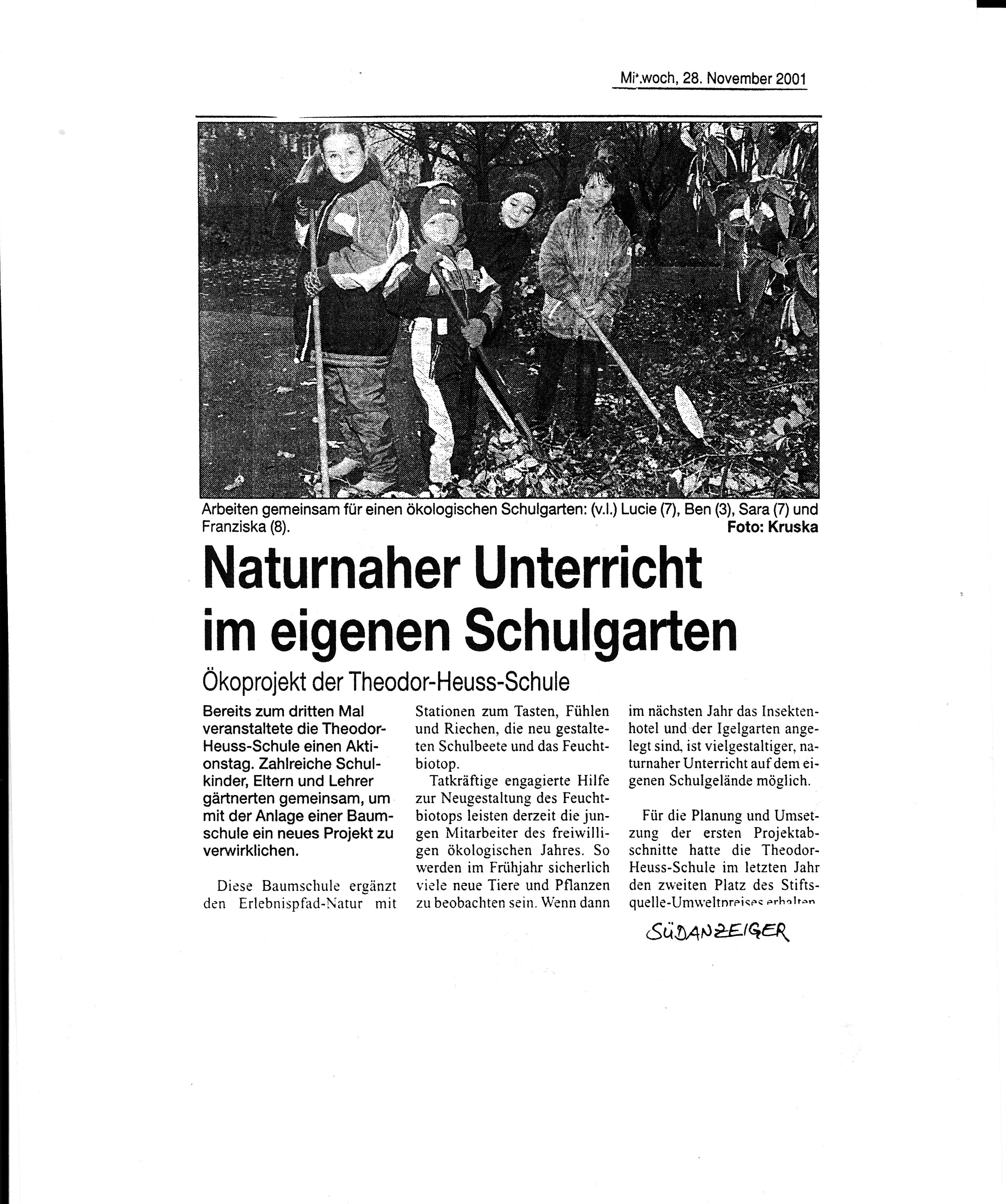 Zeitungsartikel_über naturnahen_Unterricht